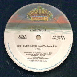 Starpoint Don't Be So Serious USED VINYL 12INCH 33 S RPM