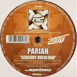 Pariah Sensory Overload / Mindcheck USED VINYL 12INCH 45 RPM