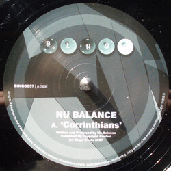 Nu Balance Corrinthians / Bounce Back USED VINYL 12INCH