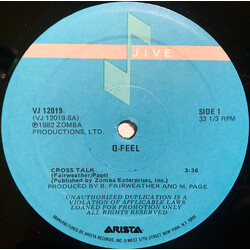 Q-Feel Cross Talk USED VINYL 12INCH PROMO