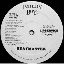 Beatmaster Lipservice USED VINYL 12INCH 33 S RPM PROMO