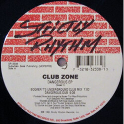 Club Zone Dangerous EP USED VINYL 12INCH 33 S RPM
