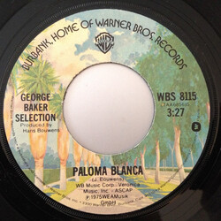 George Baker Selection Paloma Blanca / Dreamboat USED VINYL 7INCH 45 RPM SINGLE STEREO
