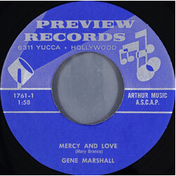 Gene Marshall Mercy And Love / You Can't Have You Cake (And Eat It Too) USED VINYL 7INCH 45 RPM