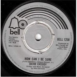 David Cassidy How Can I Be Sure USED VINYL 7INCH SINGLE