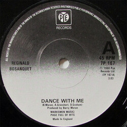 Reginald Bosanquet Dance With Me USED VINYL 7INCH SINGLE 45 RPM