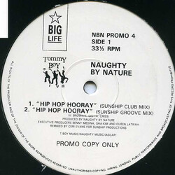 Naughty By Nature Hip Hop Hooray (Sunship Remixes) USED VINYL 12INCH PROMO