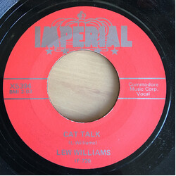Lew Williams Cat Talk / Gone Ape Man USED VINYL 7INCH 45 RPM SINGLE REISSUE