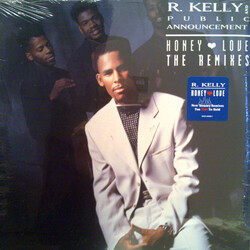 R. Kelly / Public Announcement Honey Love (The Remixes) VINYL 12" USED