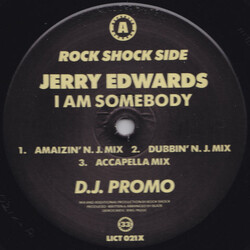 Jerry Edwards I Am Somebody USED VINYL 12INCH 33 S RPM PROMO