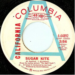 California (9) Sugar Kite USED VINYL 7INCH 45 RPM PROMO