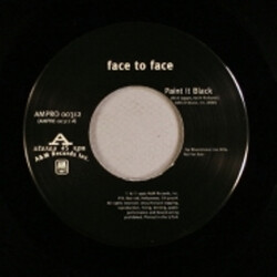 Face To Face Paint It Black USED VINYL 7INCH PROMO SINGLE SIDED