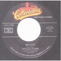 Petula Clark My Love / A Sign Of The Times USED VINYL 7INCH SINGLE 45 RPM REISSUE