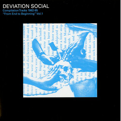 Deviation Social Compilation Tracks 1982-85 "From End To Beginning" Vol. 1 Vinyl LP USED
