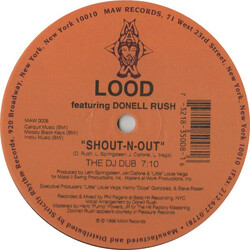 Lood / Donnell Rush Shout-N-Out USED VINYL 12INCH 33 S RPM