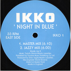 Ikko (2) Night In Blue USED VINYL 12INCH 33 S RPM