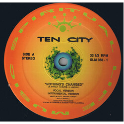 Ten City Nothing's Changed USED VINYL 12INCH 33 S RPM PROMO