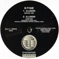 R-Tyme Illusion / R-Theme USED VINYL 12INCH 33 S RPM REISSUE
