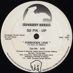 52 Pik - Up Forbidden Love USED VINYL 12INCH 33 S RPM