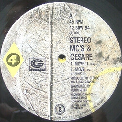 Stereo MC's / Cesare Move It Vinyl 12" USED