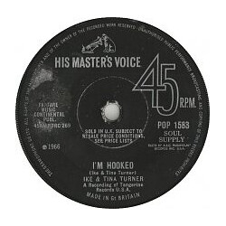 Ike & Tina Turner I'm Hooked / Dust My Broom USED VINYL 7INCH 45 RPM SINGLE
