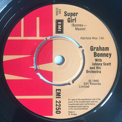 Graham Bonney Super Girl USED VINYL 7INCH 45 RPM REISSUE
