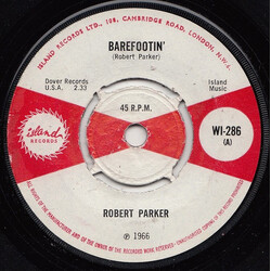 Robert Parker Barefootin' USED VINYL 7INCH 45 RPM SINGLE