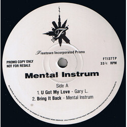 Mental Instrum Untitled USED VINYL 12INCH 33 S RPM PROMO
