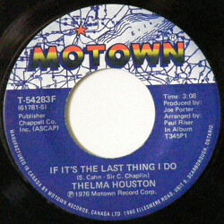 Thelma Houston If It's The Last Thing I Do USED VINYL 7INCH SINGLE