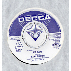Manu Dibango Big Blow / Aloko Party USED VINYL 7INCH 45 RPM PROMO