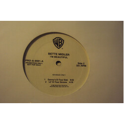 Bette Midler I'm Beautiful USED VINYL 12INCH 33 S RPM ADVANCE PROMO