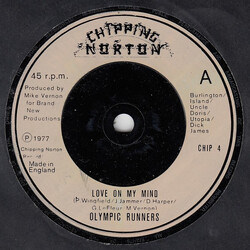 Olympic Runners Love On My Mind USED VINYL 7INCH 45 RPM