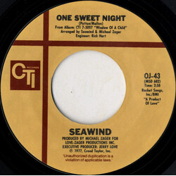 Seawind One Sweet Night Vinyl 7" USED