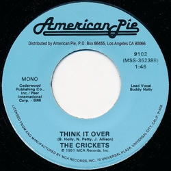 Roy Head / The Crickets (2) Treat Her Right / Think It Over Vinyl 7" USED