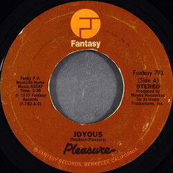 Pleasure (4) Joyous / Dance To The Music USED VINYL 7INCH 45 RPM SINGLE STYRENE STEREO