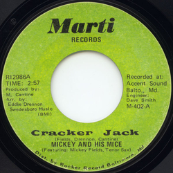 Mickey & His Mice Cracker Jack / Abraham, Martin And John Vinyl 7" USED