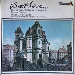 Ludwig van Beethoven / Julius Katchen / The London Symphony Orchestra / Pierino Gamba Piano Concerto No.5 "Emperor" / Egmont Overture Vinyl LP USED