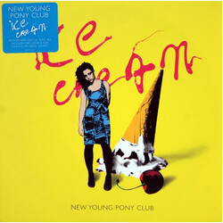 New Young Pony Club Ice Cream USED VINYL 7INCH SINGLE
