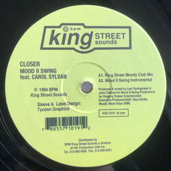 Mood II Swing / Carole Sylvan Closer USED VINYL 12INCH 33 S RPM REISSUE REMASTERED