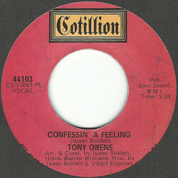Tony Owens Confessin' A Feeling / Got' A Get My Baby Back Home USED VINYL 7INCH 45 RPM SINGLE