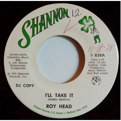 Roy Head I'll Take It USED VINYL 7INCH 45 RPM PROMO