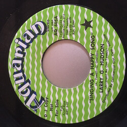 Larry G. Hudson Singing A Happy Song / Legend In My Time USED VINYL 7INCH 45 RPM SINGLE PROMO