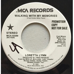Loretta Lynn Walking With My Memories USED VINYL 7INCH 45 RPM PROMO