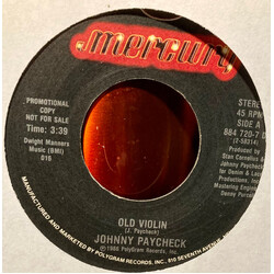Johnny Paycheck Old Violin USED VINYL 7INCH 45 RPM PROMO