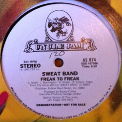 Sweat Band / Philippe Wynne Freak To Freak  / Never Gonna Tell It USED VINYL 12INCH PROMO