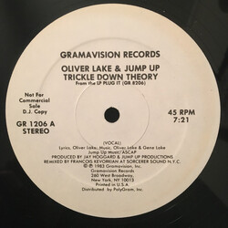 Oliver Lake / Jump Up Trickle Down Theory USED VINYL 12INCH 45 RPM PROMO
