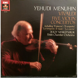Antonio Vivaldi / Yehudi Menuhin / Polish Chamber Orchestra / Jerzy Maksymiuk Violin Concertos Vinyl LP USED