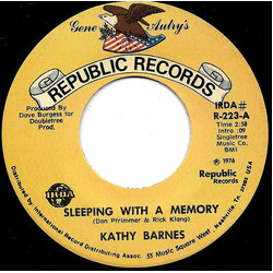 Kathy Barnes Sleeping With A Memory / I Hang My Head And Cry USED VINYL 7INCH 45 RPM