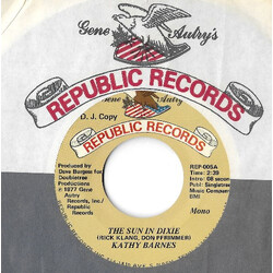 Kathy Barnes The Sun In Dixie / The Sun In Dixie USED VINYL 7INCH 45 RPM PROMO STEREO MONO