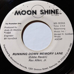 Rex Allen Jr. Running Down Memory Lane USED VINYL 7INCH 45 RPM SINGLE PROMO